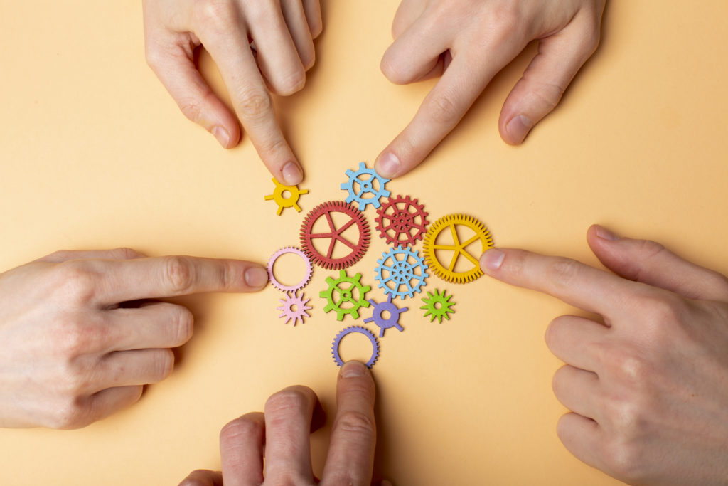 still-life-business-roles-with-various-mechanism-pieces